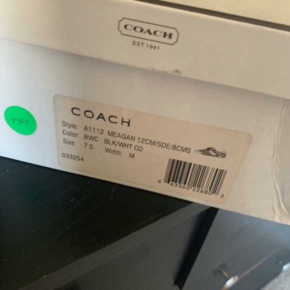 Black and grey coach sneakers - Picture 8 of 8